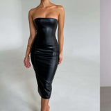 Ivey™ Leren jurk dames