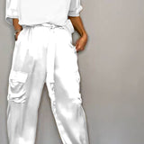 Marlene - Satin Halbarm-Anzug