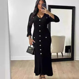 Aleyna™ | Lange jurk old-money style