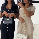 Aleyna™ | Lange jurk old-money style