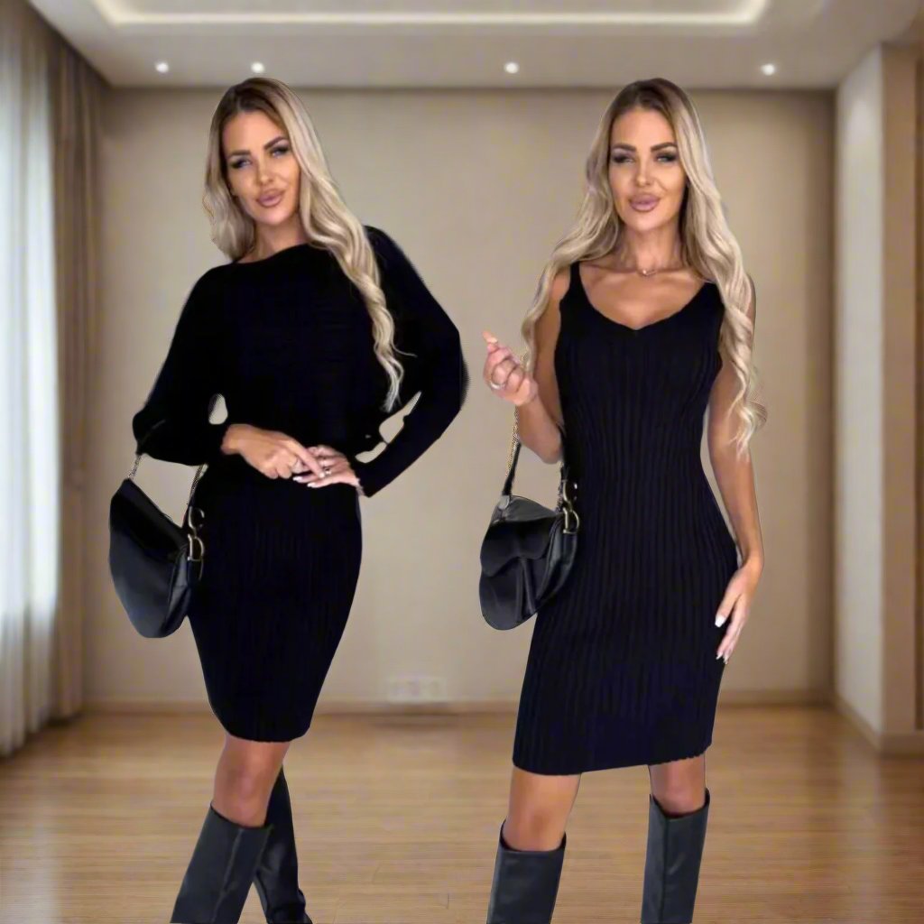 Letizia™ Jurk met afneembare trui